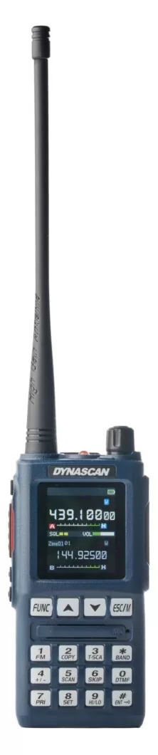 Dynascan UV-101 – Επαγγελματικός Ασύρματος Πομποδέκτης Dual Band VHF/UHF, 5W, 640 Κανάλια