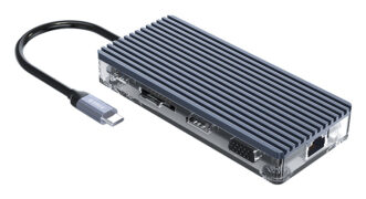 ORICO docking station WB-11P, 11 θυρών, USB-C σύνδεση, 100W PD, 4K, γκρι 17 ORICO docking station WB-11P, 11 θυρών, USB-C σύνδεση, 100W PD, 4K, γκρι 5