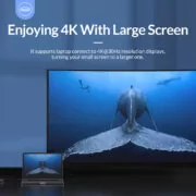 ORICO docking station WB-11P, 11 θυρών, USB-C σύνδεση, 100W PD, 4K, γκρι 9