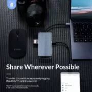 ORICO docking station WB-11P, 11 θυρών, USB-C σύνδεση, 100W PD, 4K, γκρι 10