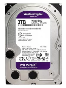 WD σκληρός δίσκος 3.5" Purple Surveillance 3TB, 256MB, 5400RPM, SATA III