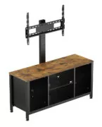 BRATECK έπιπλο τηλεόρασης με βάση WP2006ST-BR, 37-75", 115x38x131.3cm, καφέ 1