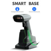 GTCODESTAR barcode scanner X-1901B με βάση, 1D & 2D, ενσύρματο & ασύρματο, Bluetooth, 2000mAh, μαύρο 5