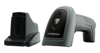 GTCODESTAR barcode scanner X-1901B με βάση, 1D & 2D, ενσύρματο & ασύρματο, Bluetooth, 2000mAh, μαύρο 1
