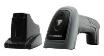 GTCODESTAR barcode scanner X-1901B με βάση, 1D & 2D, ενσύρματο & ασύρματο, Bluetooth, 2000mAh, μαύρο 2