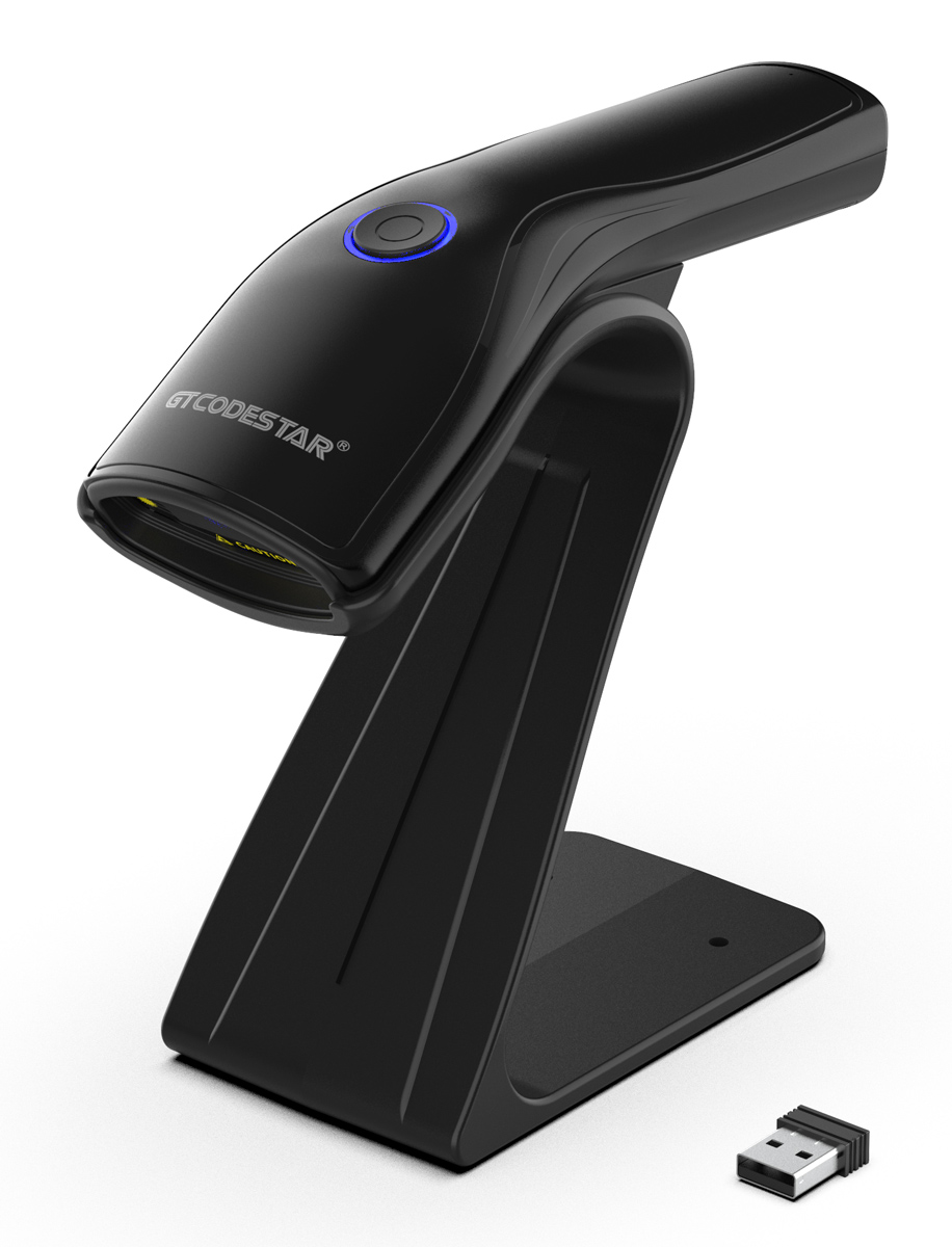 GTCODESTAR barcode scanner X-9200L με βάση, 1D & 2D, ενσύρματο & ασύρματο, Bluetooth, 800mAh, μαύρο 3 GTCODESTAR barcode scanner X-9200L με βάση, 1D & 2D, ενσύρματο & ασύρματο, Bluetooth, 800mAh, μαύρο