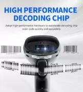 GTCODESTAR barcode scanner X-9701B, 1D & 2D, ενσύρματο & ασύρματο, Bluetooth, 2000mAh, μαύρο 3