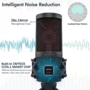CMTECK επιτραπέζιο μικρόφωνο XM550 με pop φίλτρο, καρδιοειδές, USB, μαύρο 10 CMTECK επιτραπέζιο μικρόφωνο XM550 με pop φίλτρο, καρδιοειδές, USB, μαύρο 3