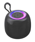 USAMS φορητό ηχείο US-YX014, 10W, Bluetooth, 1200mAh, μαύρο