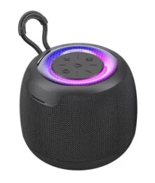USAMS φορητό ηχείο US-YX014, 10W, Bluetooth, 1200mAh, μαύρο