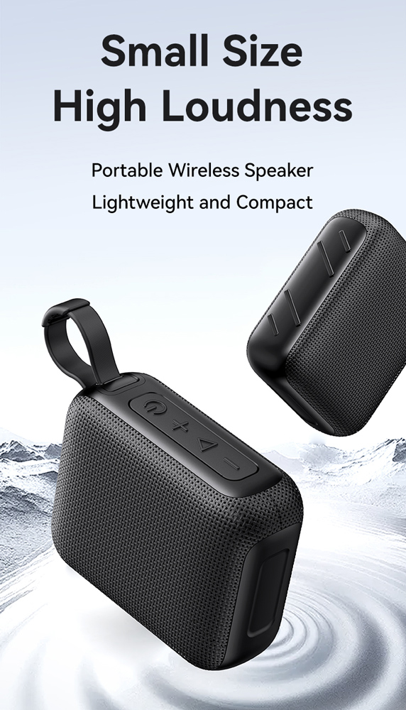USAMS φορητό ηχείο YX015, 5W, Bluetooth, 1200mAh, μαύρο 4 USAMS φορητό ηχείο YX015, 5W, Bluetooth, 1200mAh, μαύρο - Image 2