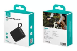 USAMS φορητό ηχείο YX015, 5W, Bluetooth, 1200mAh, μαύρο 9