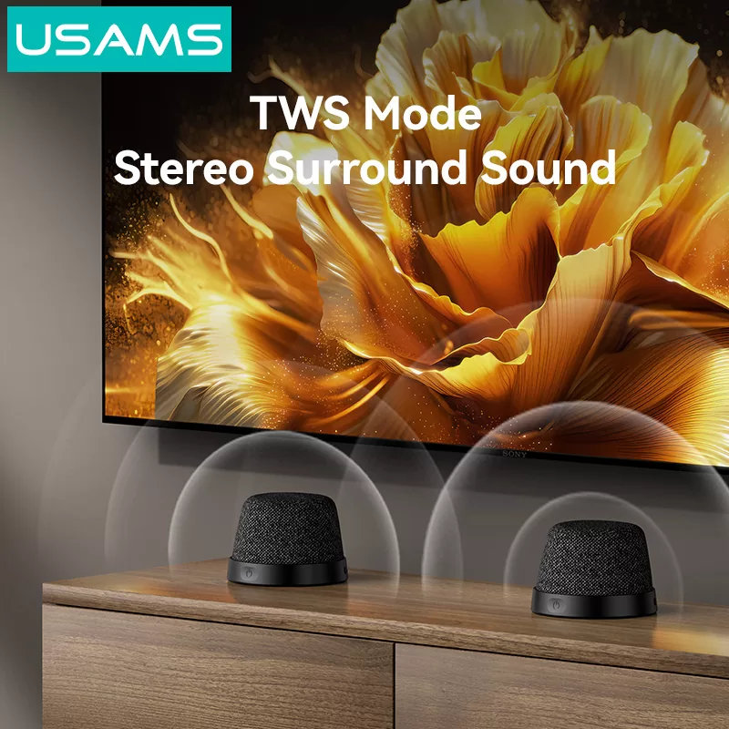 USAMS μίνι φορητό ηχείο YX016, μαγνητικό, 3W, Bluetooth, 700mAh, μαύρο 7 USAMS μίνι φορητό ηχείο YX016, μαγνητικό, 3W, Bluetooth, 700mAh, μαύρο - Image 5