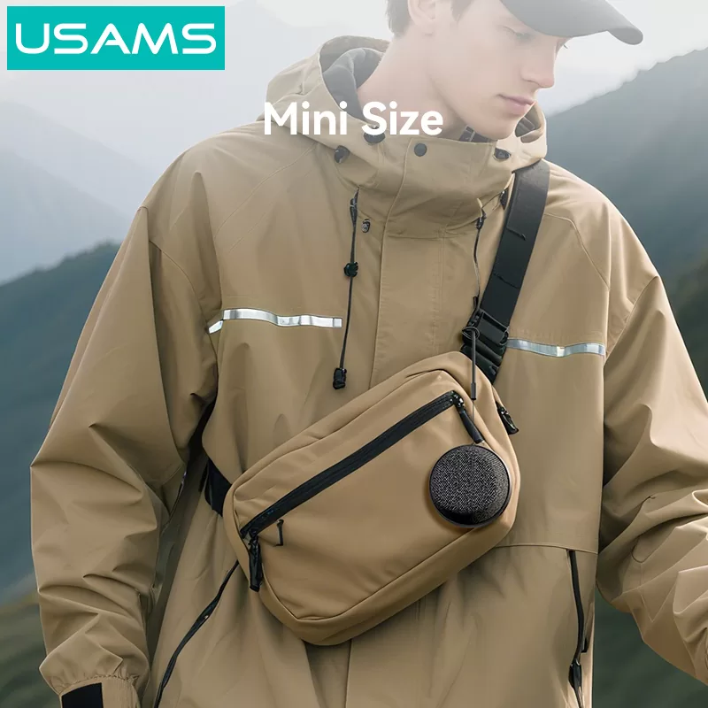USAMS μίνι φορητό ηχείο YX016, μαγνητικό, 3W, Bluetooth, 700mAh, μαύρο 8 USAMS μίνι φορητό ηχείο YX016, μαγνητικό, 3W, Bluetooth, 700mAh, μαύρο - Image 6