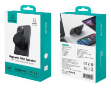 USAMS μίνι φορητό ηχείο YX016, μαγνητικό, 3W, Bluetooth, 700mAh, μαύρο 17 USAMS μίνι φορητό ηχείο YX016, μαγνητικό, 3W, Bluetooth, 700mAh, μαύρο 8