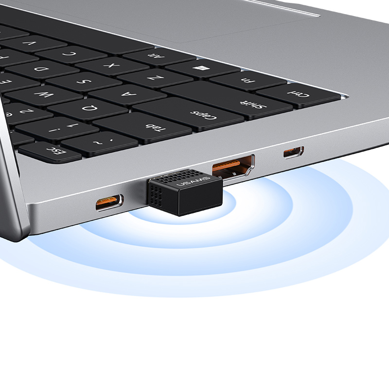 USAMS USB αντάπτορας Bluetooth 5.3 US-ZB285, μαύρος 4 USAMS USB αντάπτορας Bluetooth 5.3 US-ZB285, μαύρος - Image 2