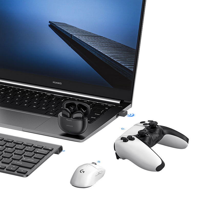 USAMS USB αντάπτορας Bluetooth 5.3 US-ZB285, μαύρος 5 USAMS USB αντάπτορας Bluetooth 5.3 US-ZB285, μαύρος - Image 3