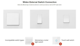SONOFF smart διακόπτης ZBMINI, ZigBee 3.0, λευκός 3