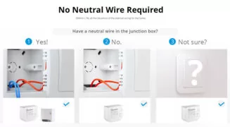 SONOFF smart διακόπτης ZBMINI-L, 1-gang, ZigBee 3.0, λευκός 3