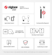 SONOFF smart διακόπτης ZBMINI-L, 1-gang, ZigBee 3.0, λευκός 4