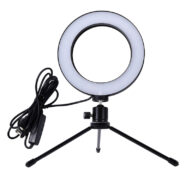 Φωτιστικό δαχτυλίδι LED ZD67B με μίνι τρίποδα, Φ 16cm, 12W 2 Φωτιστικό δαχτυλίδι LED ZD67B με μίνι τρίποδα, Φ 16cm, 12W 1