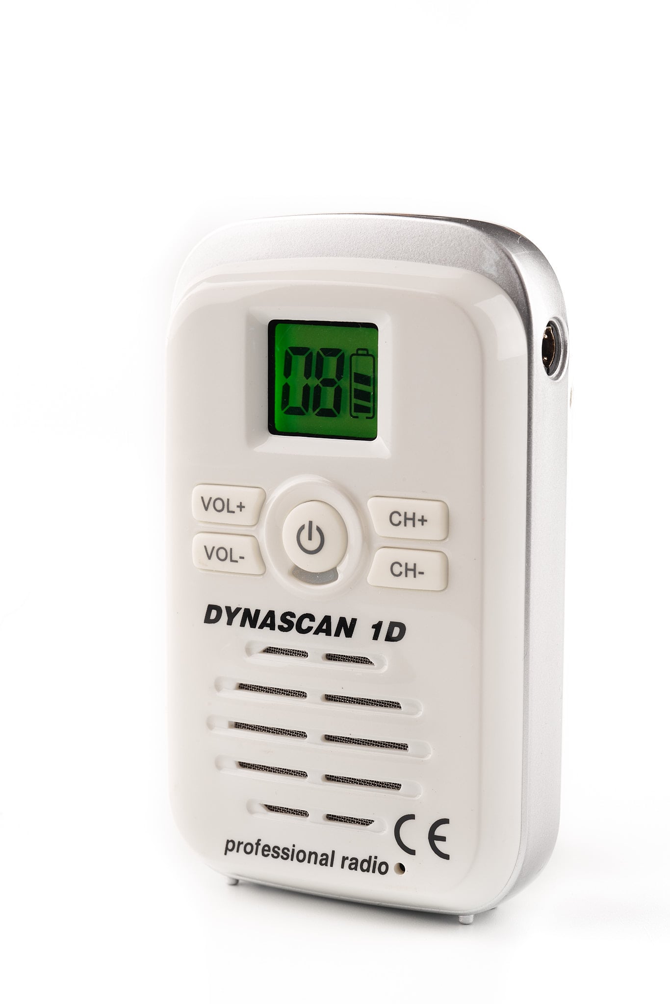 Dynascan 1D White Επαγγελματικός Πομποδέκτης PMR-446 (Λευκό) 8 Dynascan 1D White επαγγελματικός πομποδέκτης PMR-446