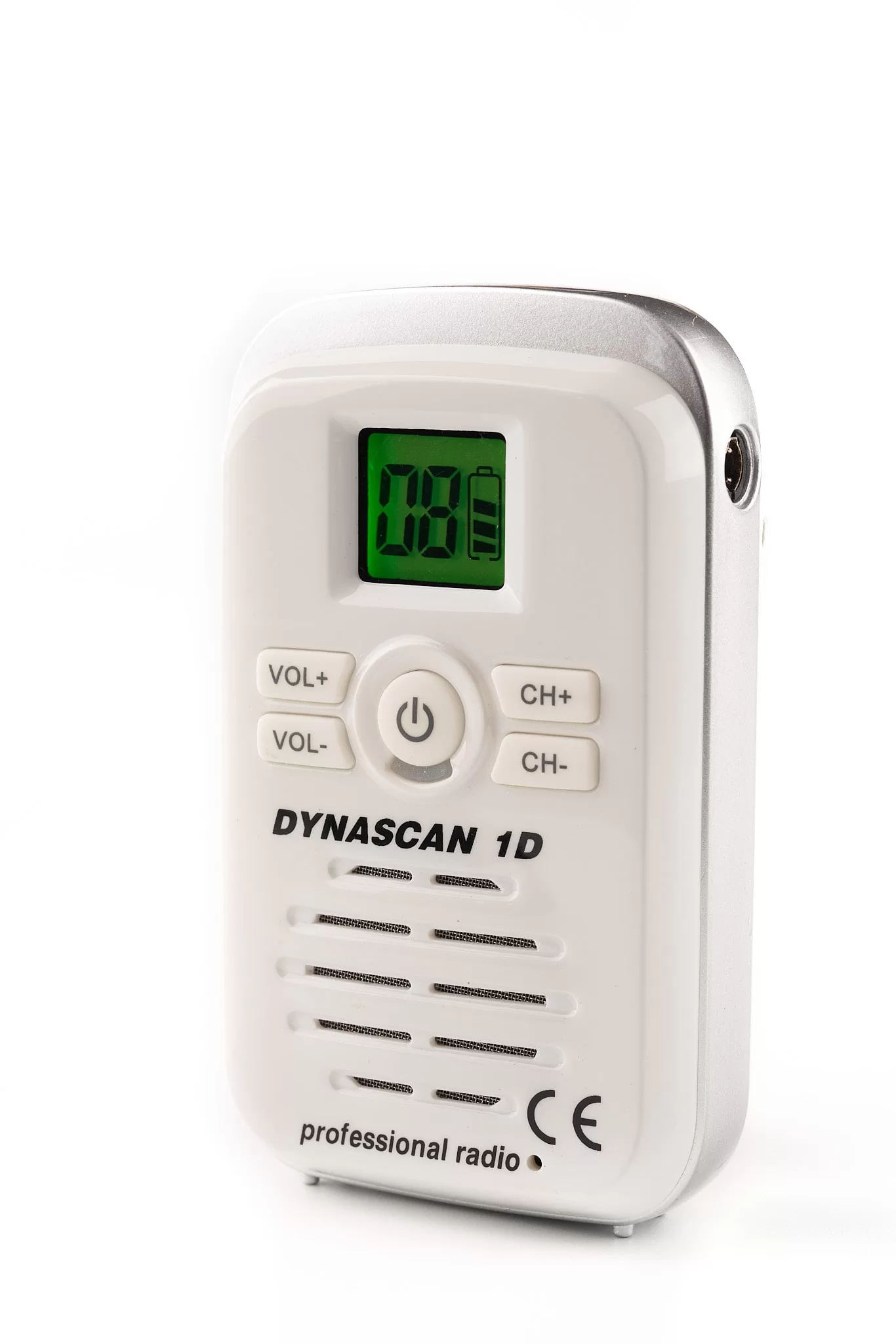 Dynascan 1D White Επαγγελματικός Πομποδέκτης PMR-446 (Λευκό) 8 Dynascan 1D White επαγγελματικός πομποδέκτης PMR-446