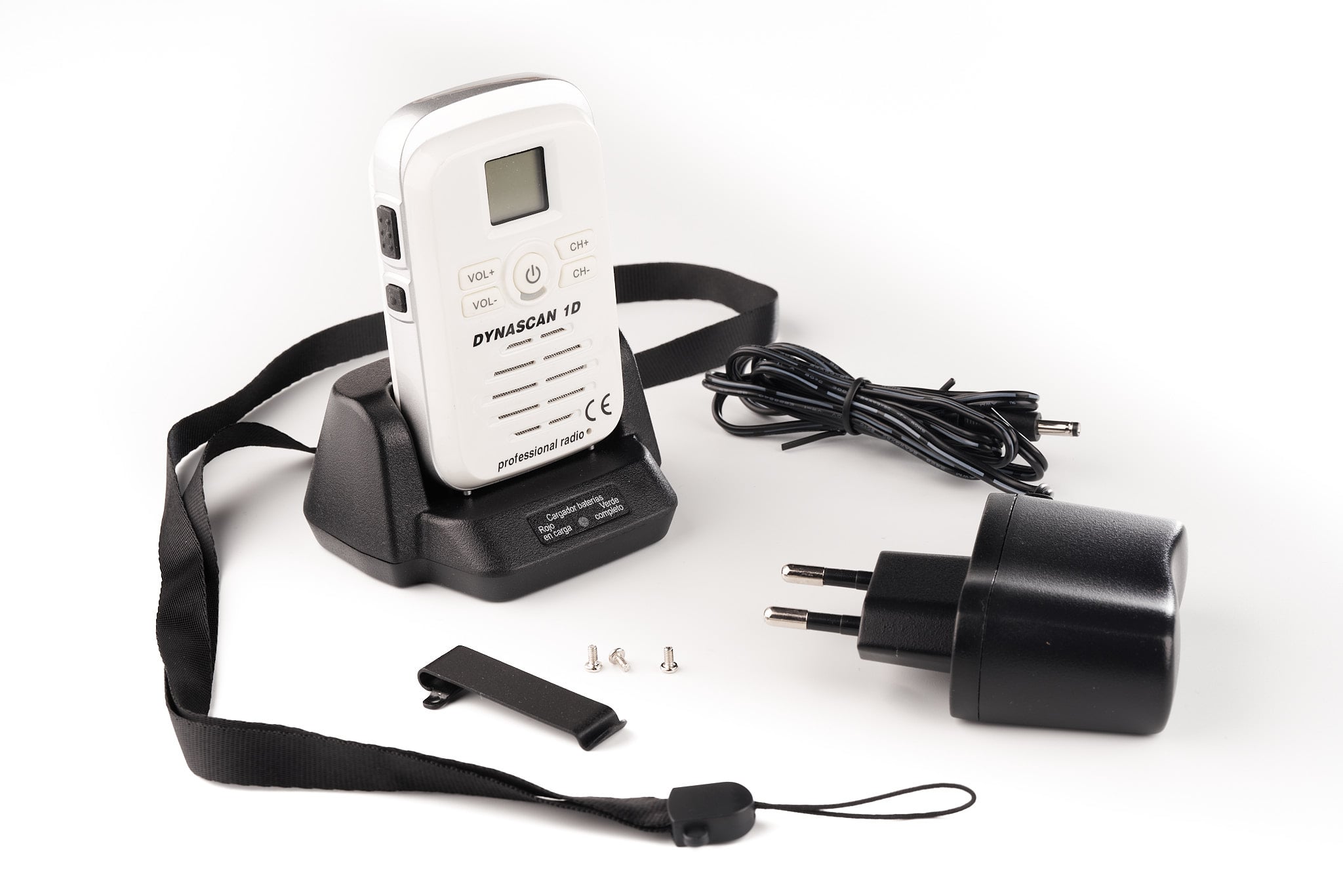 Dynascan 1D White Επαγγελματικός Πομποδέκτης PMR-446 (Λευκό) 14 Dynascan 1D White επαγγελματικός πομποδέκτης PMR-446