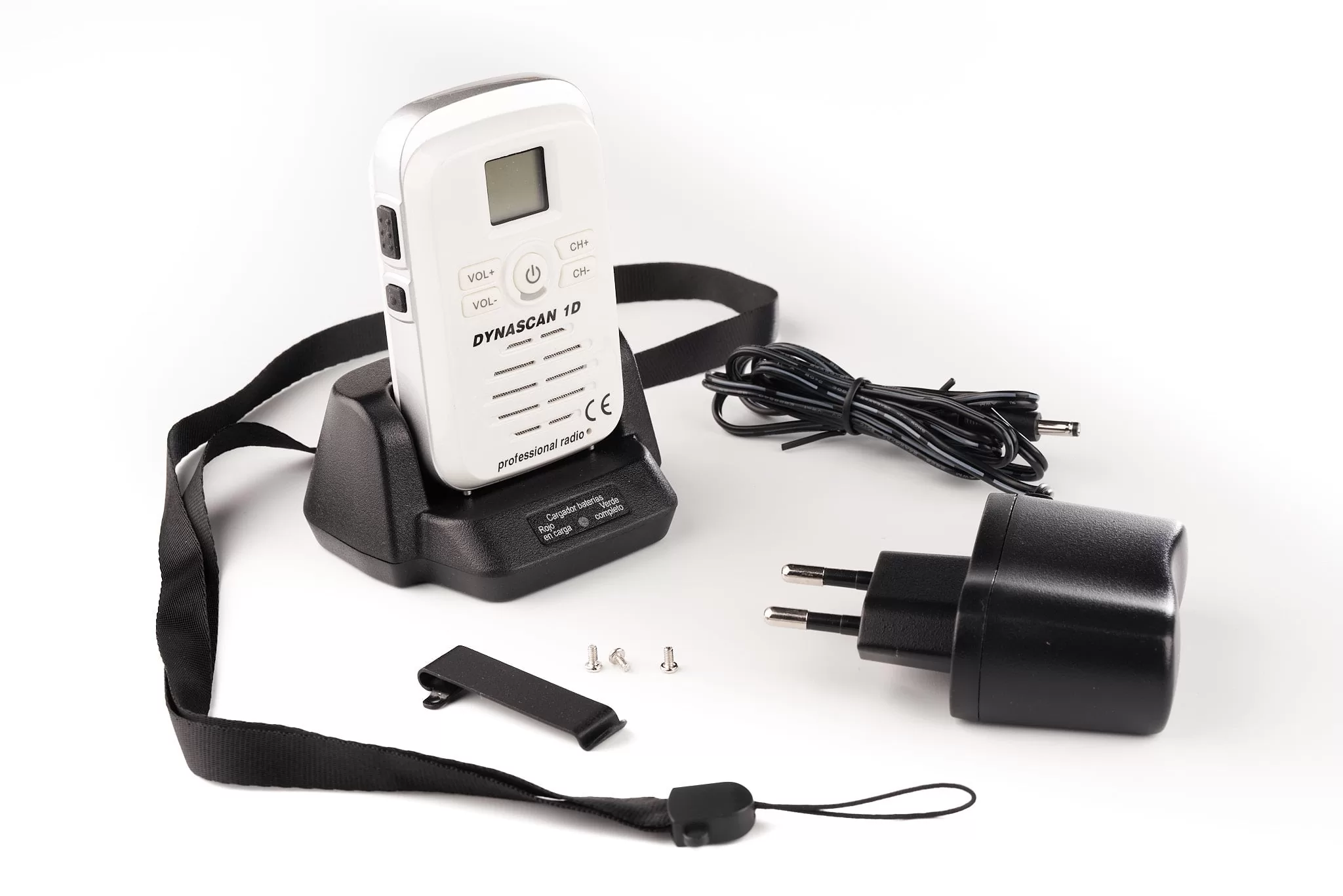Dynascan 1D White Επαγγελματικός Πομποδέκτης PMR-446 (Λευκό) 14 Dynascan 1D White επαγγελματικός πομποδέκτης PMR-446