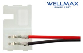 CONNECTOR ΤΑΙΝΙΑΣ LED 3528 ΤΡΟΦΟΔΟΣΙΑΣ 10mm WELLMAX 1 CONNECTOR ΤΑΙΝΙΑΣ LED 3528 ΤΡΟΦΟΔΟΣΙΑΣ 10mm WELLMAX