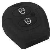Θήκη κλειδιού για αυτοκίνητα Volkswagen 1001-08, εύκαμπτη, μαύρη 1