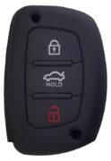 Θήκη κλειδιού για αυτοκίνητα Hyundai 1007-05, εύκαμπτη, μαύρη 1 Θήκη κλειδιού για αυτοκίνητα Hyundai 1007-05, εύκαμπτη, μαύρη