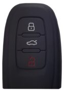 Θήκη κλειδιού για αυτοκίνητα Audi 1009-02, εύκαμπτη, μαύρη