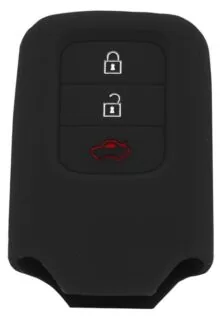 Θήκη κλειδιού για αυτοκίνητα Honda 1014-01, εύκαμπτη, μαύρη