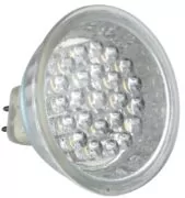 LED-24C8 Λάμπα LED Mr-16 1.2W 64LM Gu5.3 Ψυχρό Λευκό