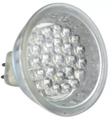 LED-24C8 Λάμπα LED Mr-16 1.2W 64LM Gu5.3 Ψυχρό Λευκό