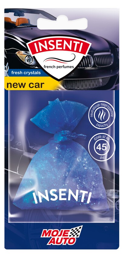 MOJE AUTO κρεμαστό αρωματικό αυτοκινήτου 15-502, new car, crystals, 20g 3 MOJE AUTO κρεμαστό αρωματικό αυτοκινήτου 15-502, new car, crystals, 20g