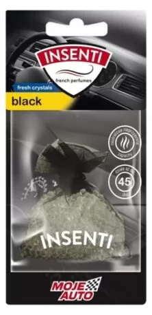 MOJE AUTO κρεμαστό αρωματικό αυτοκινήτου 15-505, Black, crystals, 20g