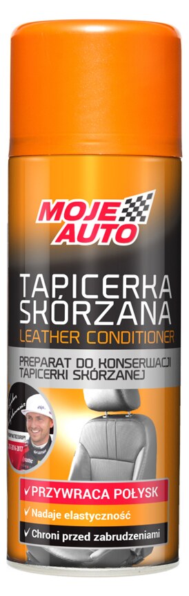 MOJE AUTO σπρέι καθαρισμού δερμάτινης ταπετσαρίας 19-024, 400ml 3 MOJE AUTO σπρέι καθαρισμού δερμάτινης ταπετσαρίας 19-024, 400ml