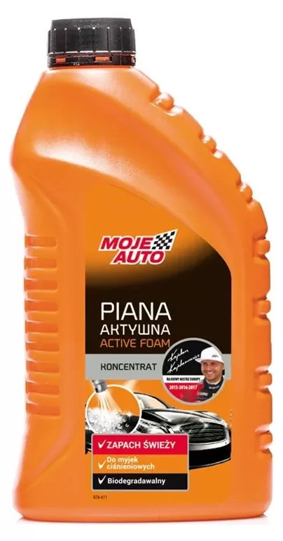 MOJE AUTO ενεργός αφρός καθαρισμού αυτοκινήτου 19-554, 1L 3 MOJE AUTO ενεργός αφρός καθαρισμού αυτοκινήτου 19-554, 1L