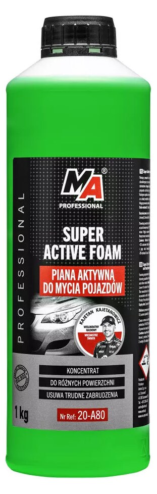 MA PROFESSIONAL ενεργός αφρός καθαρισμού αυτοκινήτου 20-A80, 1kg 3 MA PROFESSIONAL ενεργός αφρός καθαρισμού αυτοκινήτου 20-A80, 1kg