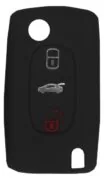 Θήκη κλειδιού για αυτοκίνητα Alfa Romeo 2012-01, εύκαμπτη, μαύρη 1