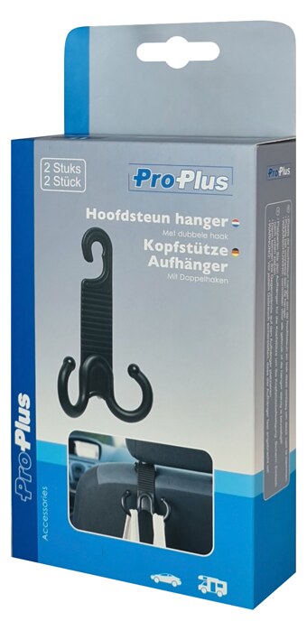 PROPLUS κρεμάστρα αυτοκινήτου 240179 για το προσκέφαλο, μαύρη, 2τμχ 6 PROPLUS κρεμάστρα αυτοκινήτου 240179 για το προσκέφαλο, μαύρη, 2τμχ - Image 4