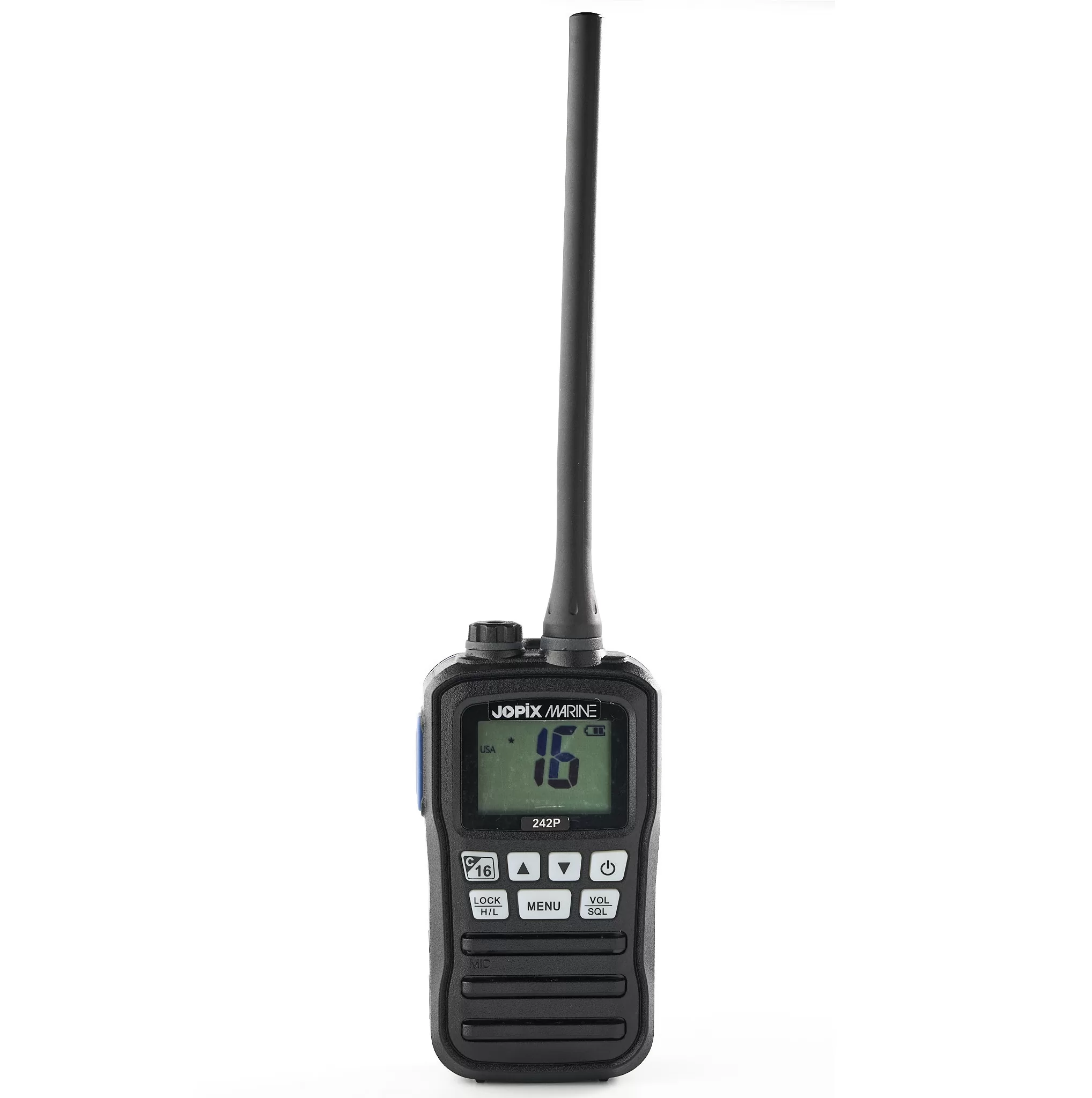 Jopix Marine 242P Φορητός Marine VHF Πομποδέκτης 1-3W IP67 με Dual/Tri Watch