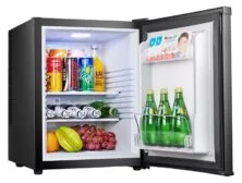 BCH-40B/BLACK Μαύρο Ψυγείο Minibar 40LT Αθόρυβο Peltier