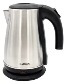 Darwin DRW-128 Ανοξείδωτος Βραστήρας 1LT 1000-1300W με Περιστρεφόμενη Βάση 360°