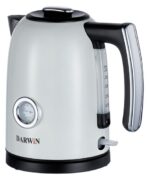Darwin DRW-110 Κρεμ Μεταλιζέ Βραστήρας 1.7LT 2200W με Περιστρεφόμενη Βάση 360° 1