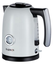 Darwin DRW-110 Κρεμ Μεταλιζέ Βραστήρας 1.7LT 2200W με Περιστρεφόμενη Βάση 360°