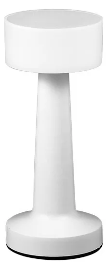 Darwin DRW-210W Λευκό Επαναφορτιζόμενο Επιτραπέζιο Φωτιστικό LED 3.5W 21cm Φυσικό Λευκό 3 Darwin DRW-210W Λευκό Επαναφορτιζόμενο Επιτραπέζιο Φωτιστικό LED 3.5W 21cm Φυσικό Λευκό
