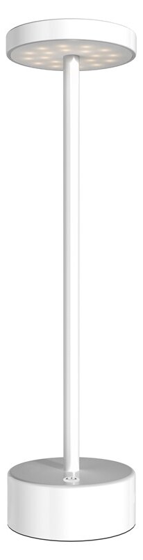 Darwin DRW-220W Λευκό Επαναφορτιζόμενο Φωτιστικό LED 3.5W 30cm Φυσικό Λευκό